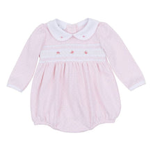 Load image into Gallery viewer, Mia's Smocked LS Bubble