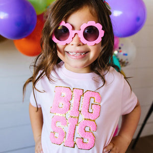 Big Sis Patch Pink T-Shirt