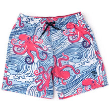 Load image into Gallery viewer, Octopus Waves Boys Trunks