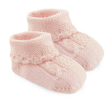 Load image into Gallery viewer, Cable Knit Baby Booties