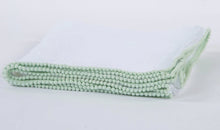 Load image into Gallery viewer, Cotton Muslim Swaddle Blanket w/ Pom-Pom Trim - Assorted styles