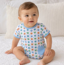 Load image into Gallery viewer, Pumpkin Party Print S/S Boy Bubble