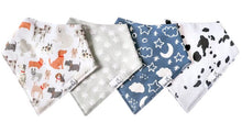 Load image into Gallery viewer, Bandana Bib 4 pack Set - Assorted