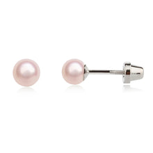 Load image into Gallery viewer, Pink Pearl Earrings
