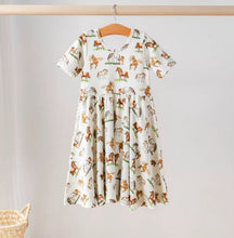 Load image into Gallery viewer, Saddle Up Cotton Twirl Dress