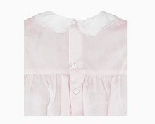 Load image into Gallery viewer, Pink Smocked Bubble W/ Scalloped Collar