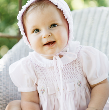 Load image into Gallery viewer, The Secret Garden Pink Smocked Bubble