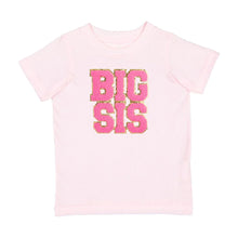 Load image into Gallery viewer, Big Sis Patch Pink T-Shirt
