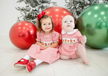 Load image into Gallery viewer, Gingerbread - Smocked Dress