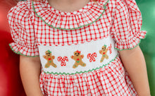 Load image into Gallery viewer, Gingerbread - Smocked Dress