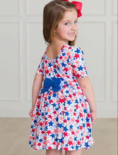 Load image into Gallery viewer, Star-Spangled Twirl Dress