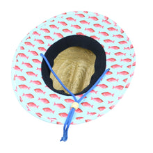 Load image into Gallery viewer, Red Snapper Straw Beach Hat
