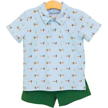 Load image into Gallery viewer, Ducks in a Row Polo Short Set