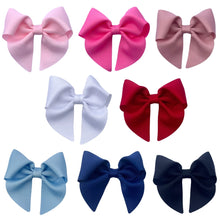 Load image into Gallery viewer, Small Grosgrain Bowtie with Flat Wrap & Whimsey Tails