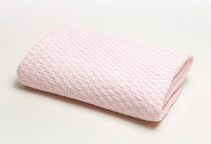 Stonewashed Basketweave Cotton Baby Blanket