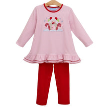 Load image into Gallery viewer, Gingerbread House Applique Legging Set