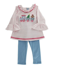 Load image into Gallery viewer, Gingerbread Express Tunic Set