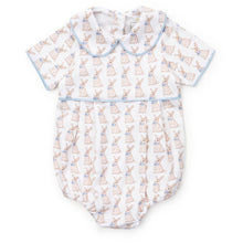 Load image into Gallery viewer, Easter Bunnies Blue Palmer Bubble