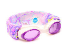 Load image into Gallery viewer, Pastel Swirl Swim Goggles