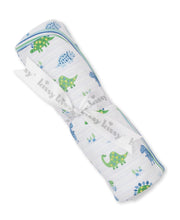 Load image into Gallery viewer, Dino District Footie & Blanket Set -  Size 6-9M only