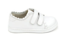 Load image into Gallery viewer, Caroline Scalloped Sneaker in White