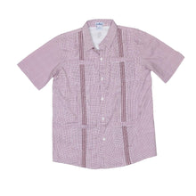 Load image into Gallery viewer, Maroon Gameday Guayabera Shirt