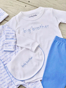 "Big Brother" Embroidered Two-piece Pajamas