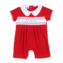 Load image into Gallery viewer, Cora Cooper Smock Collared Playsuit
