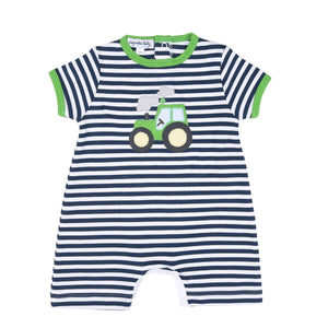 Green Tractor Playsuit