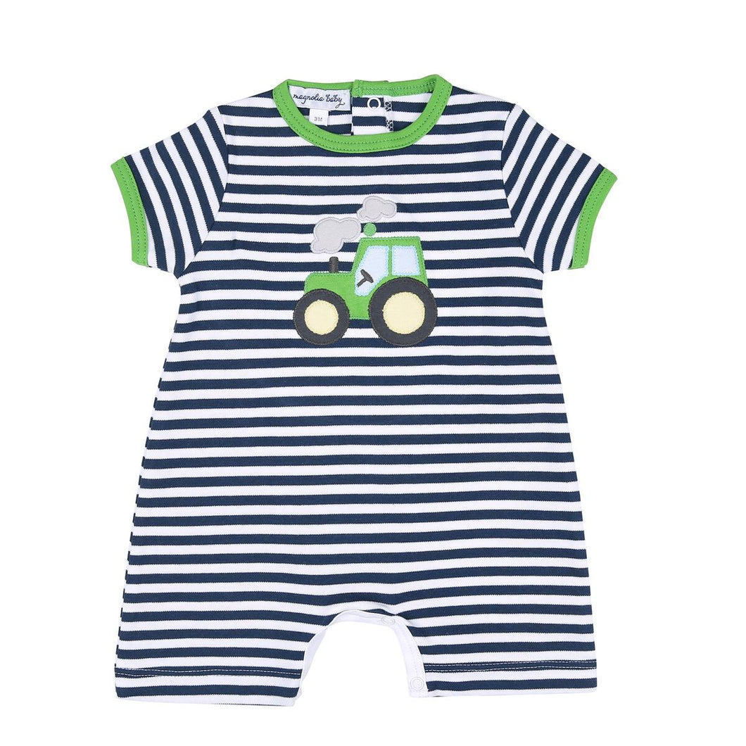 Green Tractor Playsuit