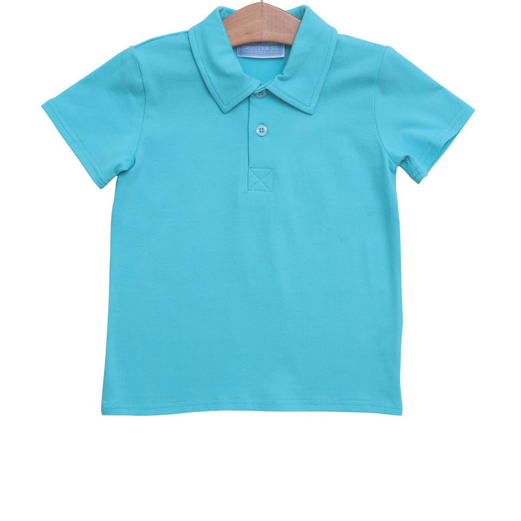 Henry Aqua Polo Shirt