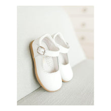 Load image into Gallery viewer, Chloe Scalloped Leather Mary Jane - White
