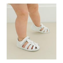 Load image into Gallery viewer, Leather Fisherman Sandal - White
