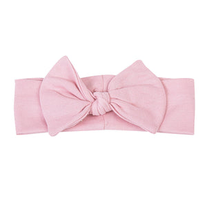 Baby Gown, Headband & Blanket Set in Dusty Rose