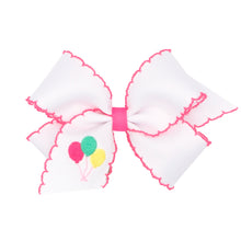 Load image into Gallery viewer, Birthday Moonstitch Embroidered Hair Bow - Assort.
