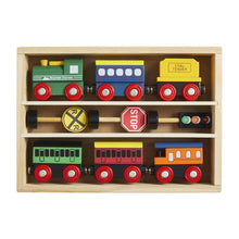 Load image into Gallery viewer, Boxed Wooden Train Set
