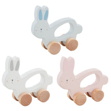 Load image into Gallery viewer, Bunnies On Wheels Toy
