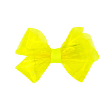 Load image into Gallery viewer, Mini WeeSplash™ Vibrant Colored Vinyl Girls Swim Hair Bow
