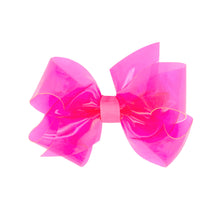 Load image into Gallery viewer, Mini WeeSplash™ Vibrant Colored Vinyl Girls Swim Hair Bow
