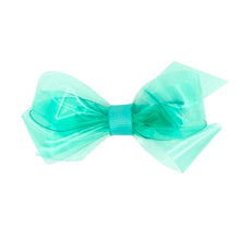 Load image into Gallery viewer, Mini WeeSplash™ Vibrant Colored Vinyl Girls Swim Hair Bow
