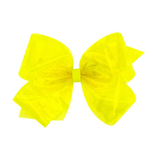 Load image into Gallery viewer, King WeeSplash™ Vibrant Colored Vinyl Girls Swim Hair Bow
