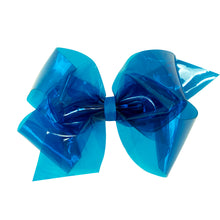 Load image into Gallery viewer, King WeeSplash™ Vibrant Colored Vinyl Girls Swim Hair Bow
