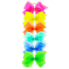 Load image into Gallery viewer, King WeeSplash™ Vibrant Colored Vinyl Girls Swim Hair Bow
