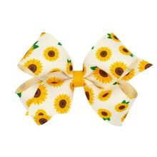 Load image into Gallery viewer, SALE Harvest Print Grosgrain Bow - Medium
