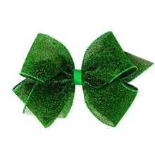 Load image into Gallery viewer, King  Party Glitter Hair Bow
