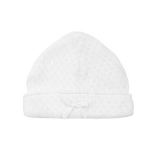 Load image into Gallery viewer, Paty, Inc. - Saylor Beanie White w/Blue Trim
