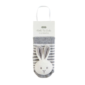 Bunny Rattle Toe Sock Size 0-12 months