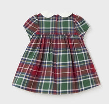 Load image into Gallery viewer, Holiday Plaid Smocked Dress for Infant Girl

