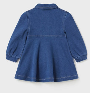 Infant Girl's Knit Denim Dress