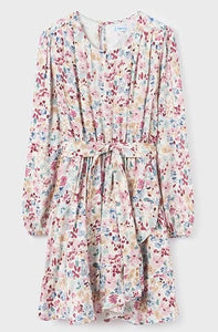 Tween Girl's Floral Printed Dress